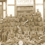 Војна музика пука у пролеће 1914. године. Фотографија из пројекта Албум сећања на наше претке